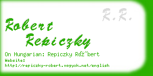 robert repiczky business card